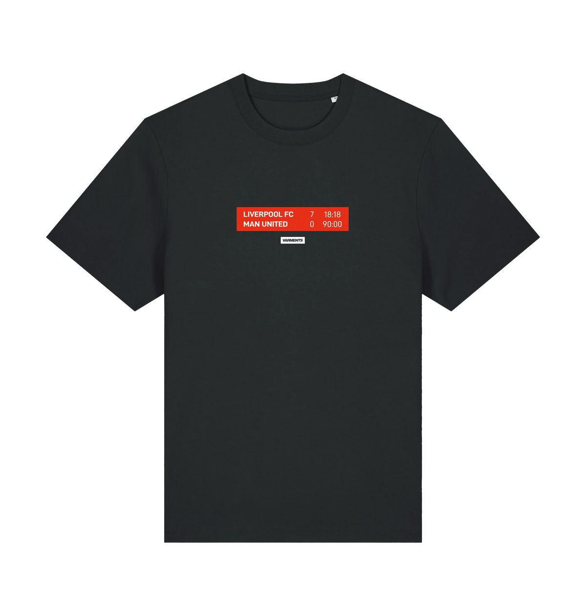 Black Printed T-shirt Front