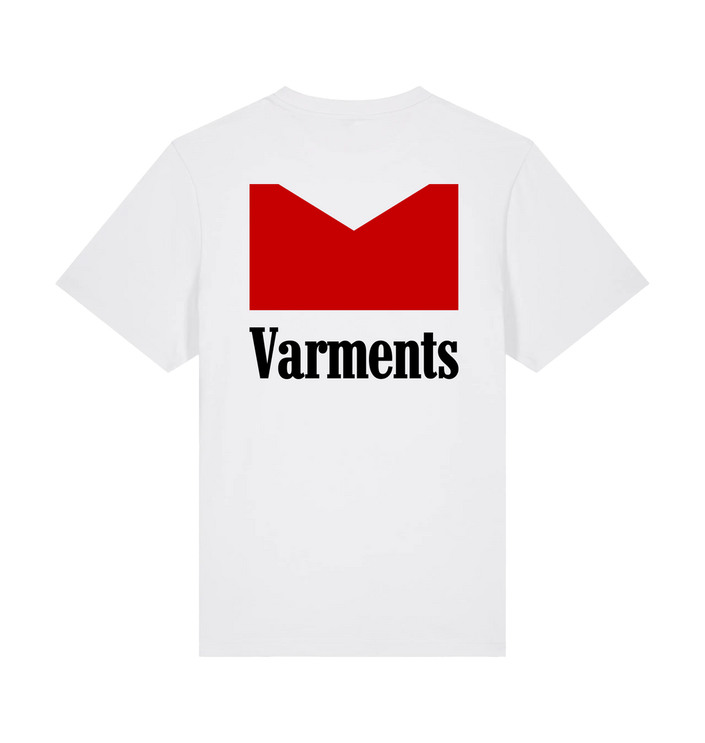 White Printed T-shirt Back