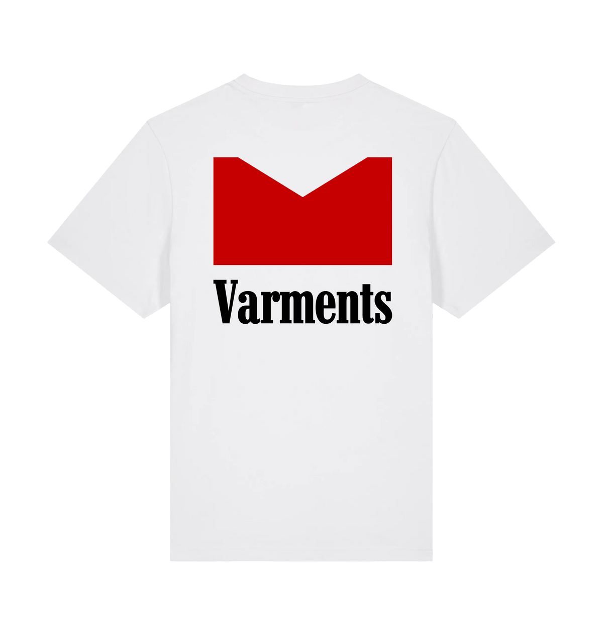White Printed T-shirt Back