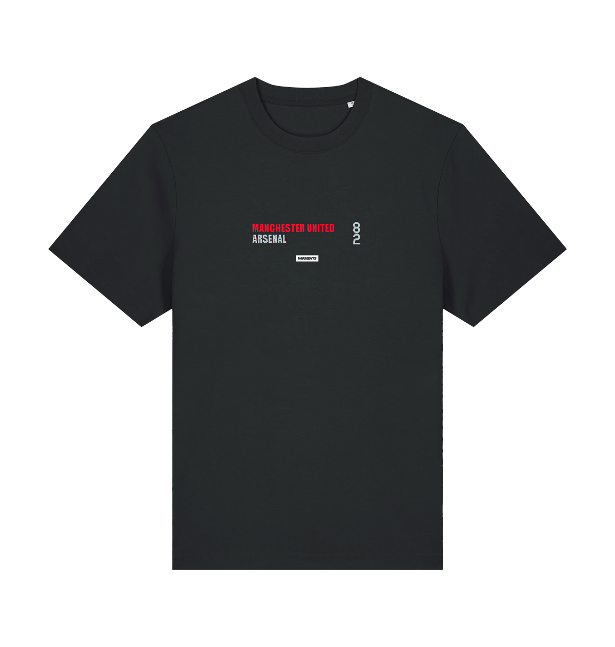 Black Printed T-shirt Front
