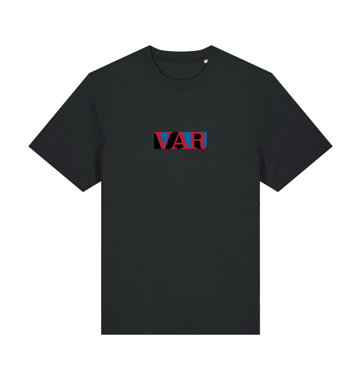 Black Printed T-shirt Front