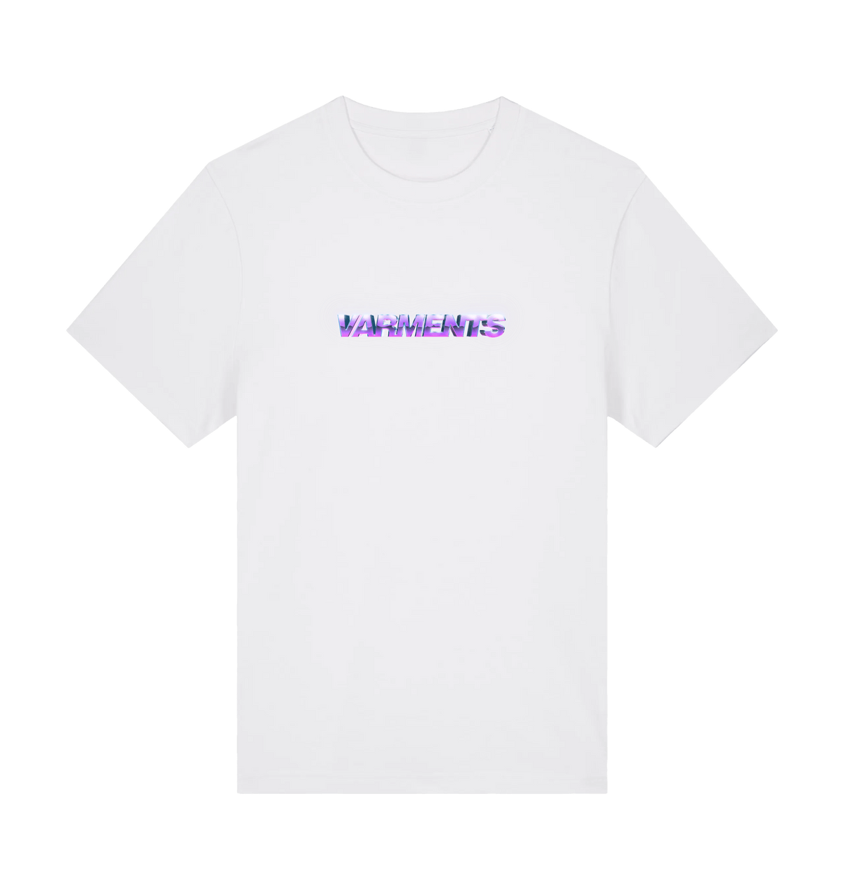 White Printed T-shirt Front