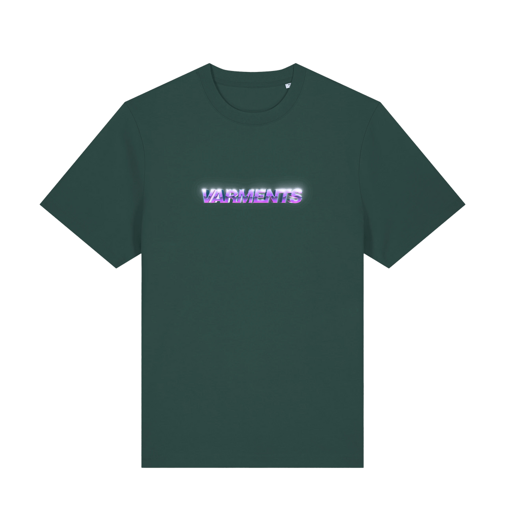 Glazed Green Printed T-shirt Front
