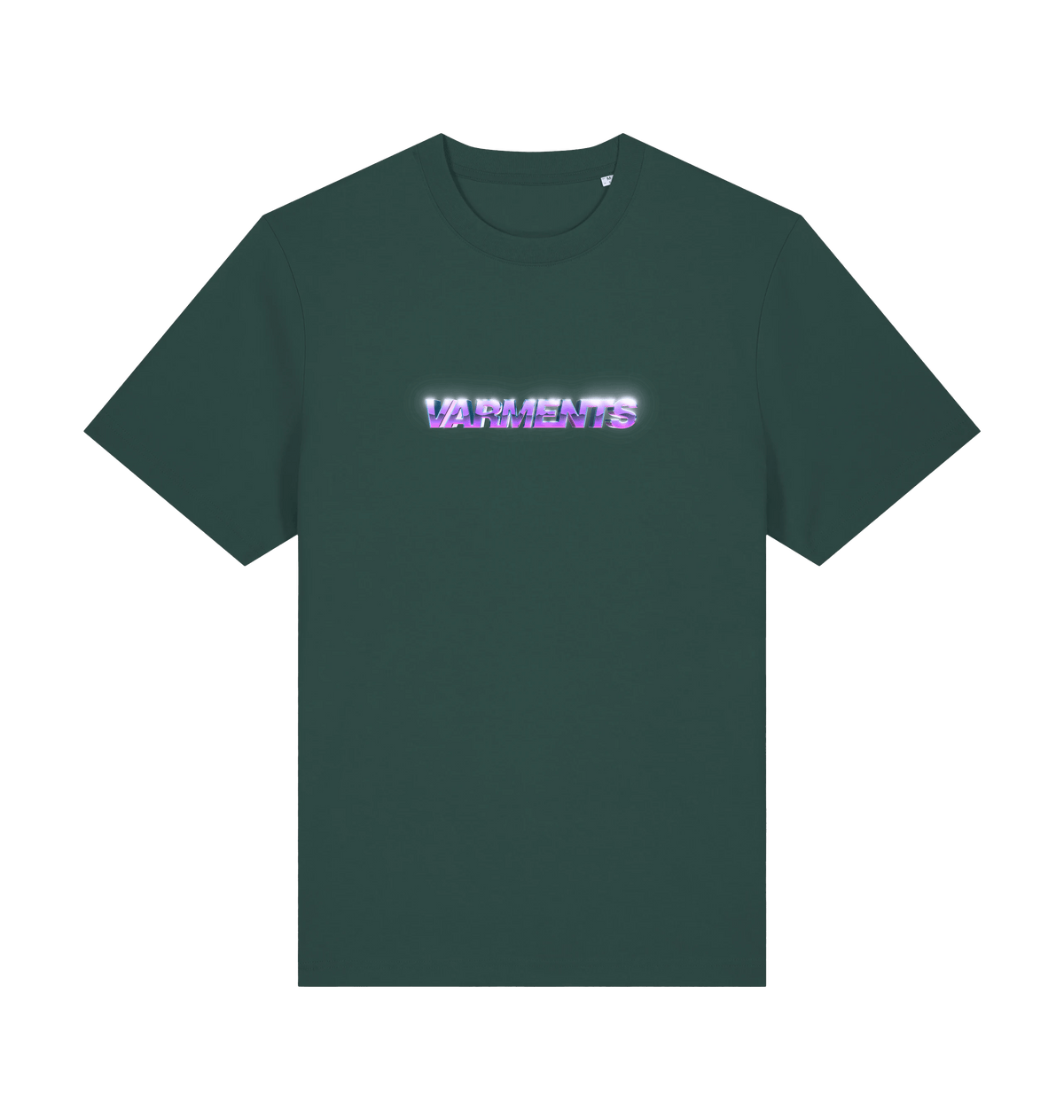 Glazed Green Printed T-shirt Front